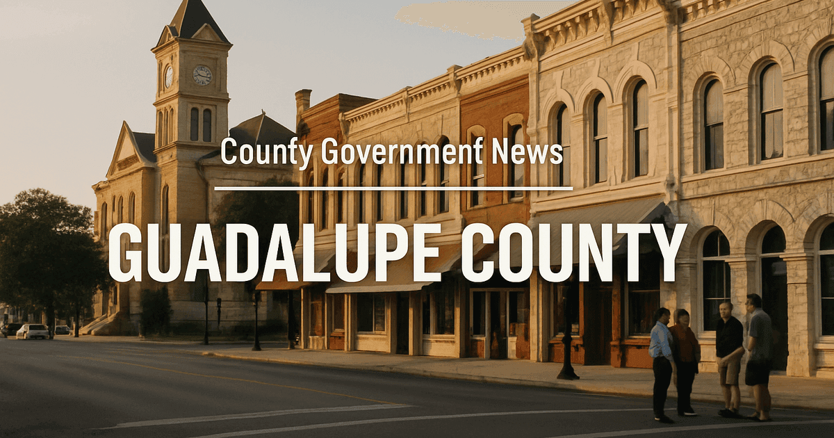 Guadalupe County Updates: Jury Selection, Financial Management, and Civic Engagement